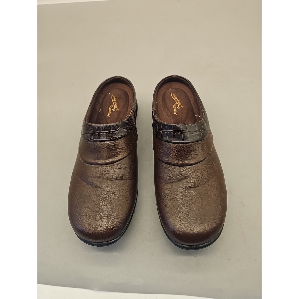 Easy Street Women's Becca Slip-On Mule Brown‎  Size 8 M